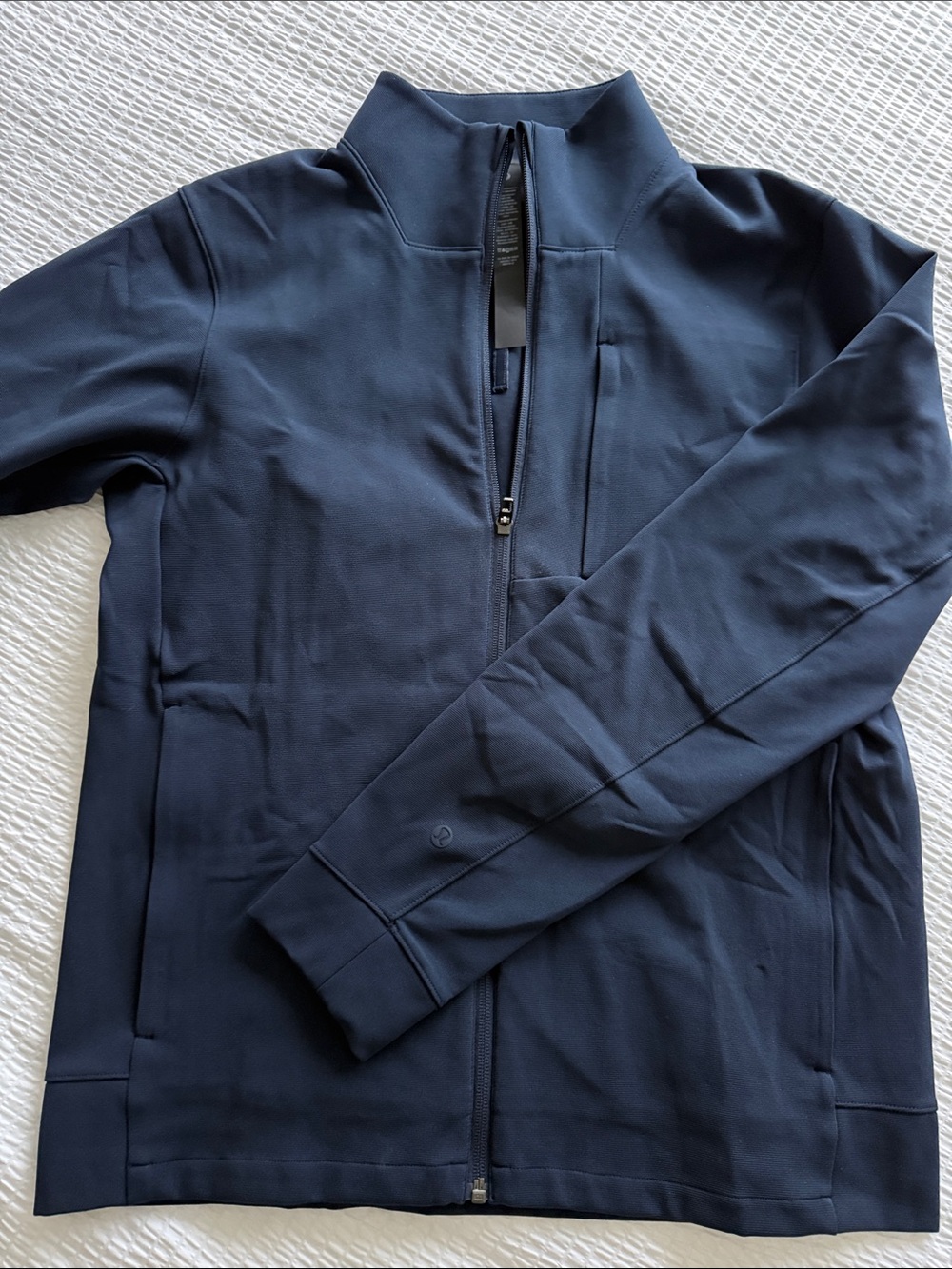 Lululemon: Men's Navy Full-Zip Performance Jacket (medium) NEVER WORN
